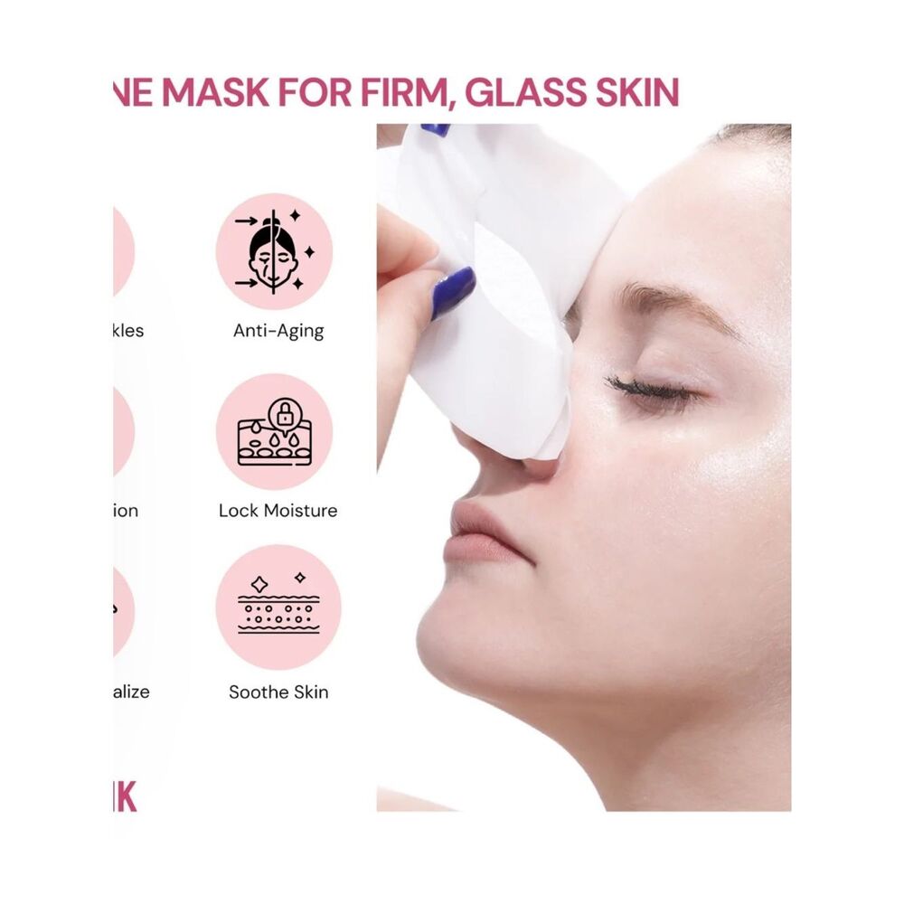 BLBLINK GLASS SKIN Overnight Deep Hydrating Collagen Anti-Wrinkle Box of 5 $53 - Picture 8 of 8